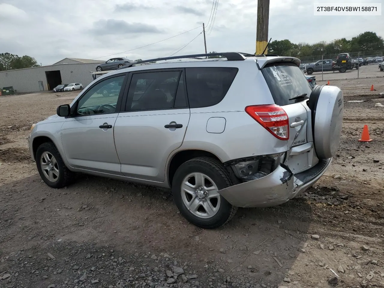 2011 Toyota Rav4 VIN: 2T3BF4DV5BW158871 Lot: 74612794