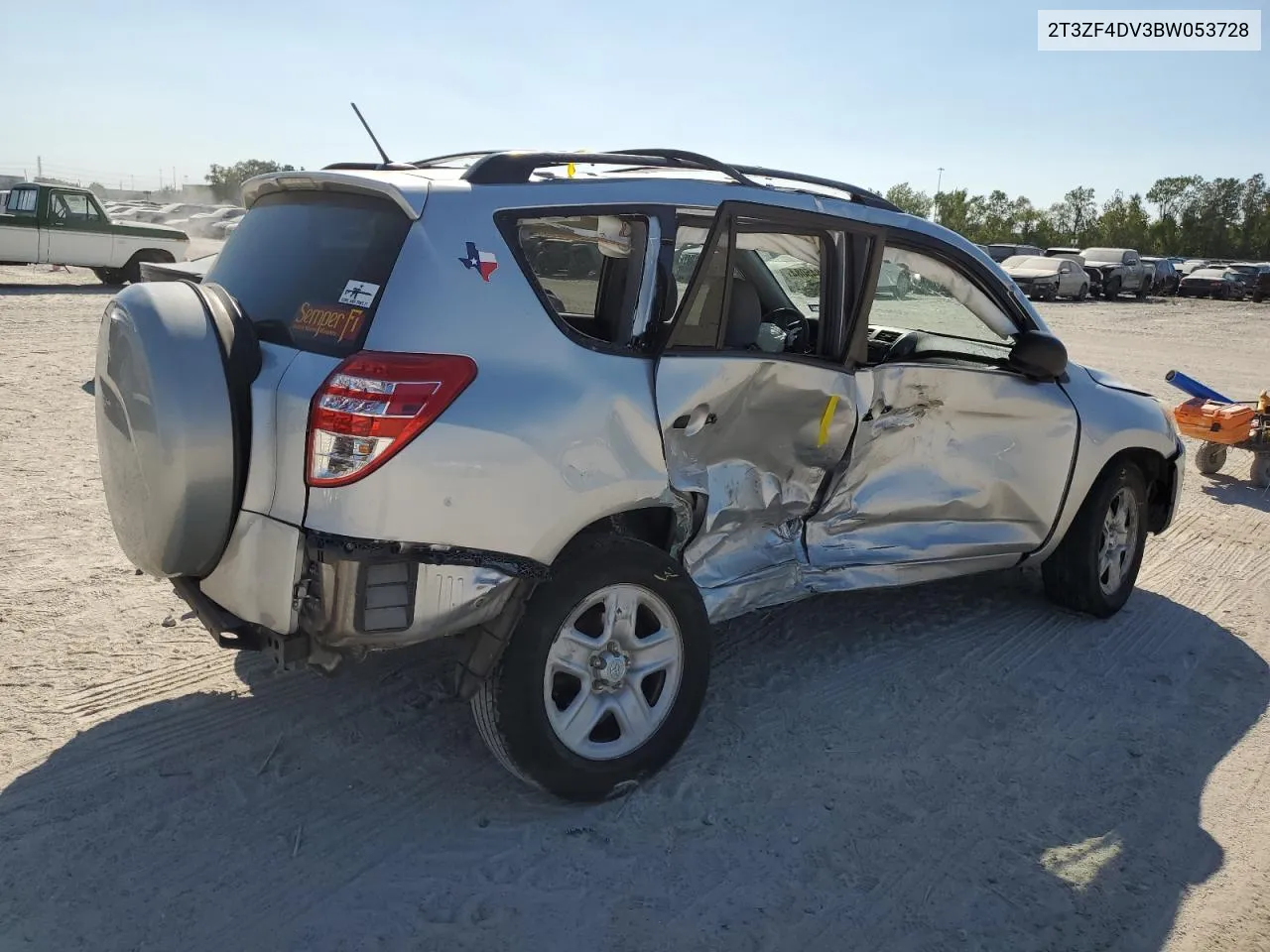 2011 Toyota Rav4 VIN: 2T3ZF4DV3BW053728 Lot: 74845084