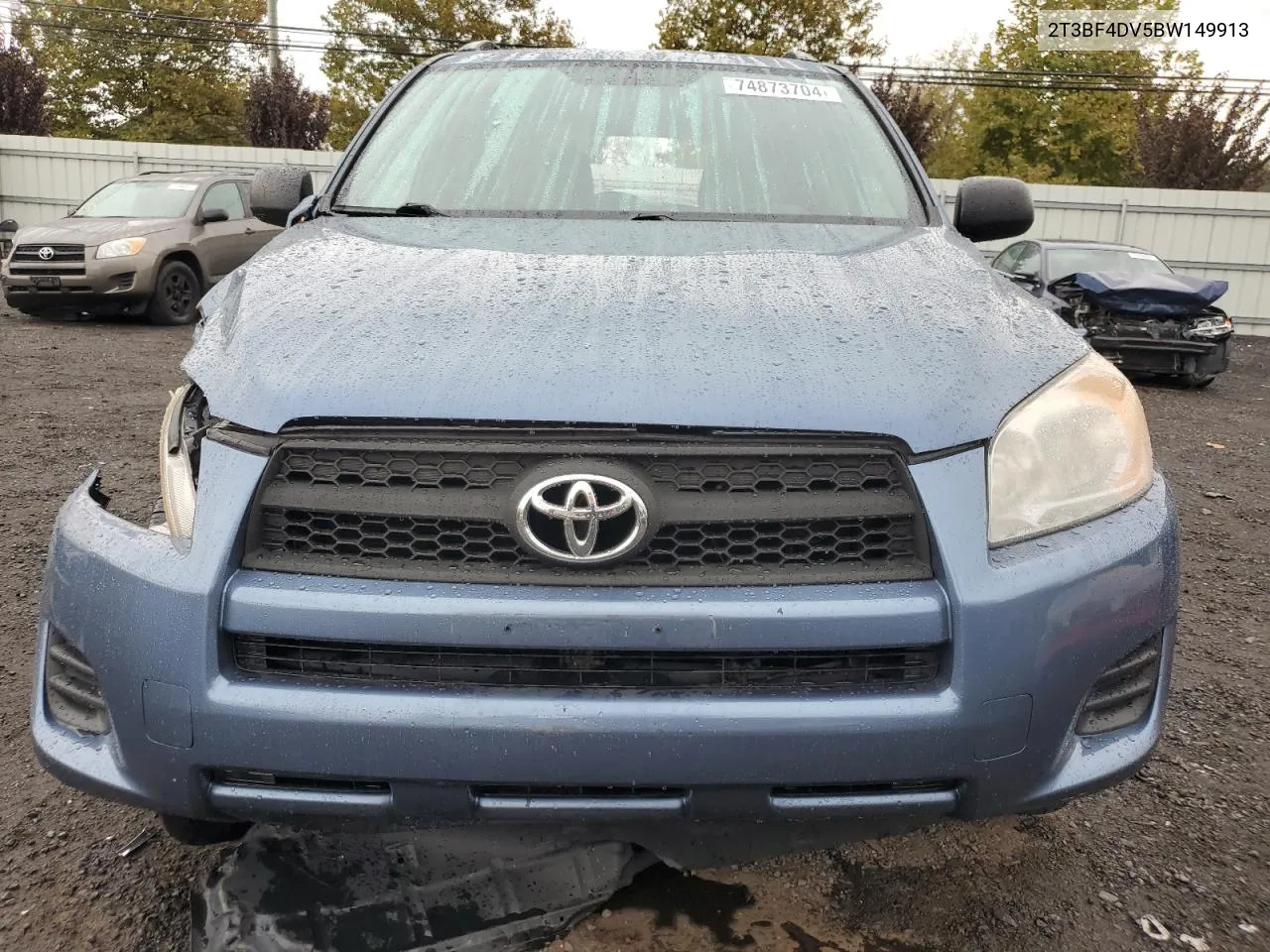 2011 Toyota Rav4 VIN: 2T3BF4DV5BW149913 Lot: 74873704