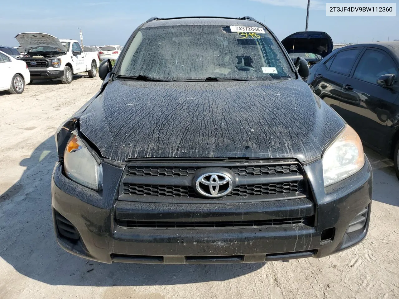 2011 Toyota Rav4 VIN: 2T3JF4DV9BW112360 Lot: 74972094