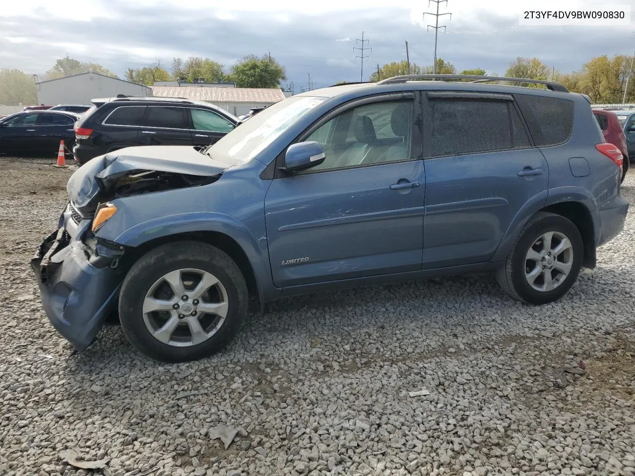 2011 Toyota Rav4 Limited VIN: 2T3YF4DV9BW090830 Lot: 75278014