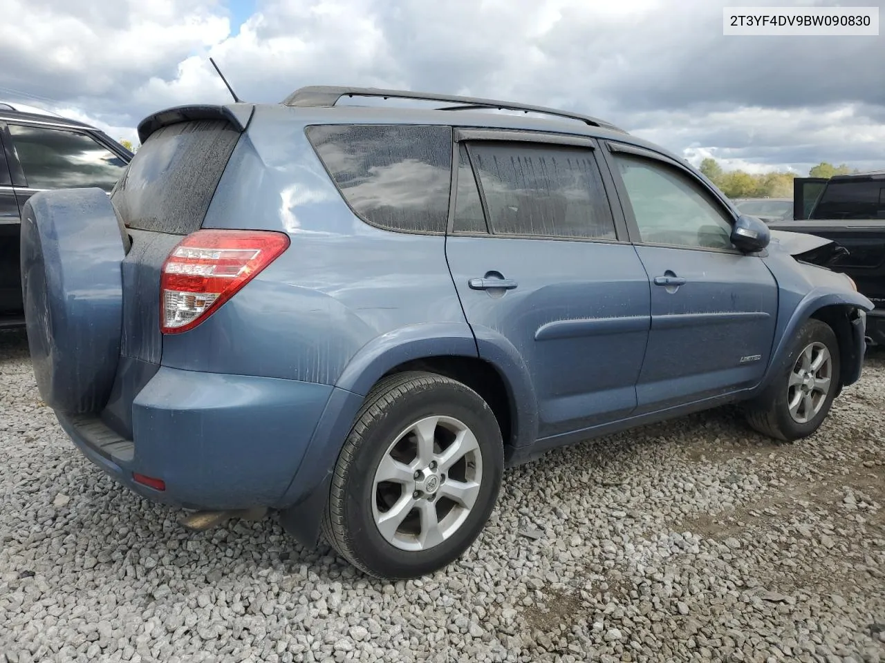 2011 Toyota Rav4 Limited VIN: 2T3YF4DV9BW090830 Lot: 75278014