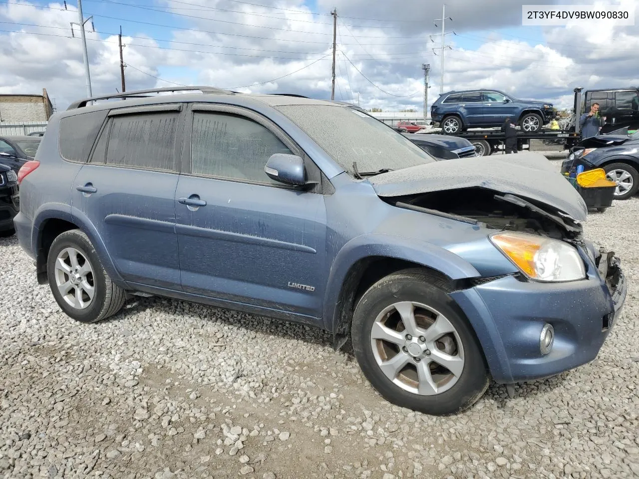 2011 Toyota Rav4 Limited VIN: 2T3YF4DV9BW090830 Lot: 75278014