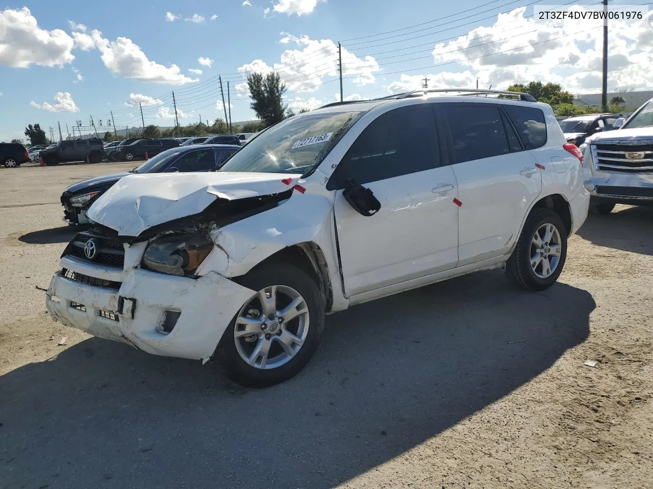 2011 Toyota Rav4 VIN: 2T3ZF4DV7BW061976 Lot: 75538364