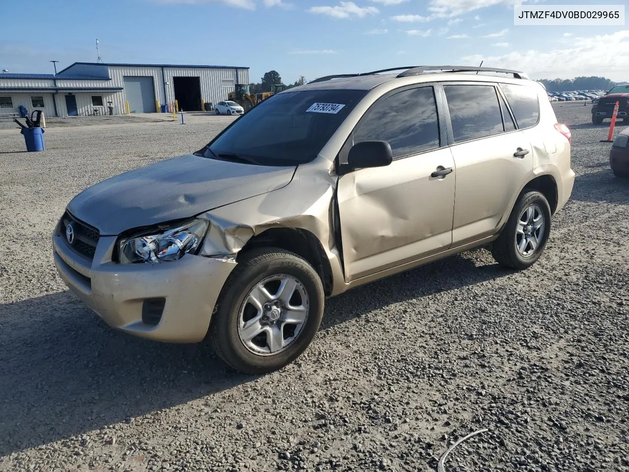 2011 Toyota Rav4 VIN: JTMZF4DV0BD029965 Lot: 75793794