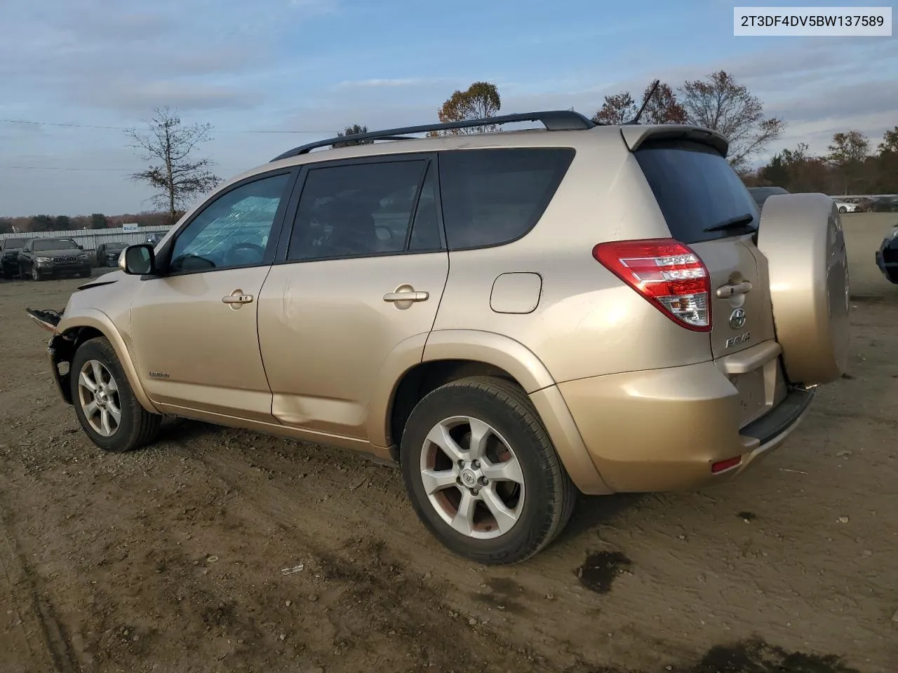 2011 Toyota Rav4 Limited VIN: 2T3DF4DV5BW137589 Lot: 75843794