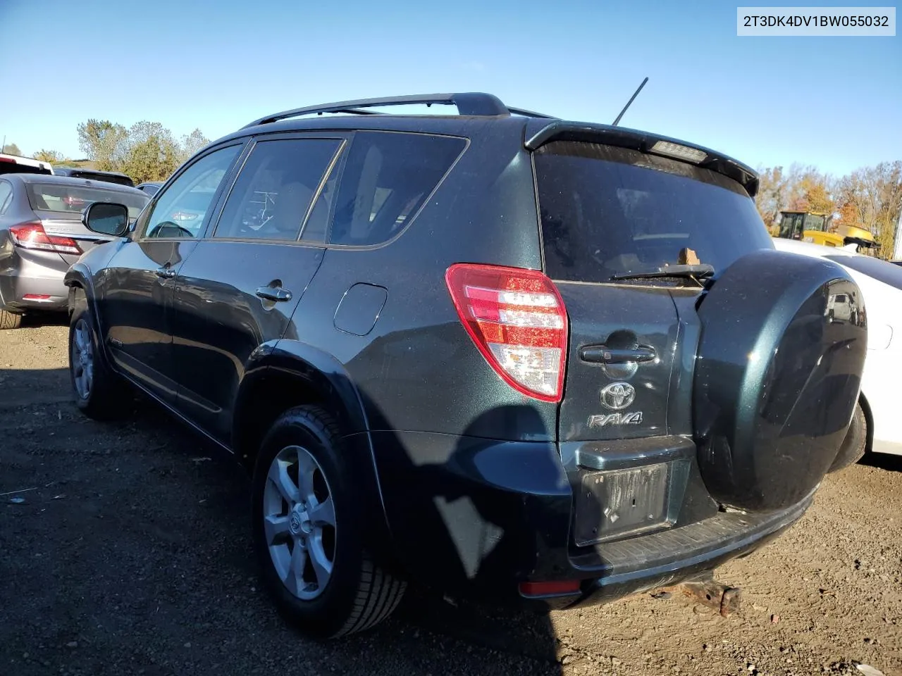 2011 Toyota Rav4 Limited VIN: 2T3DK4DV1BW055032 Lot: 76015054