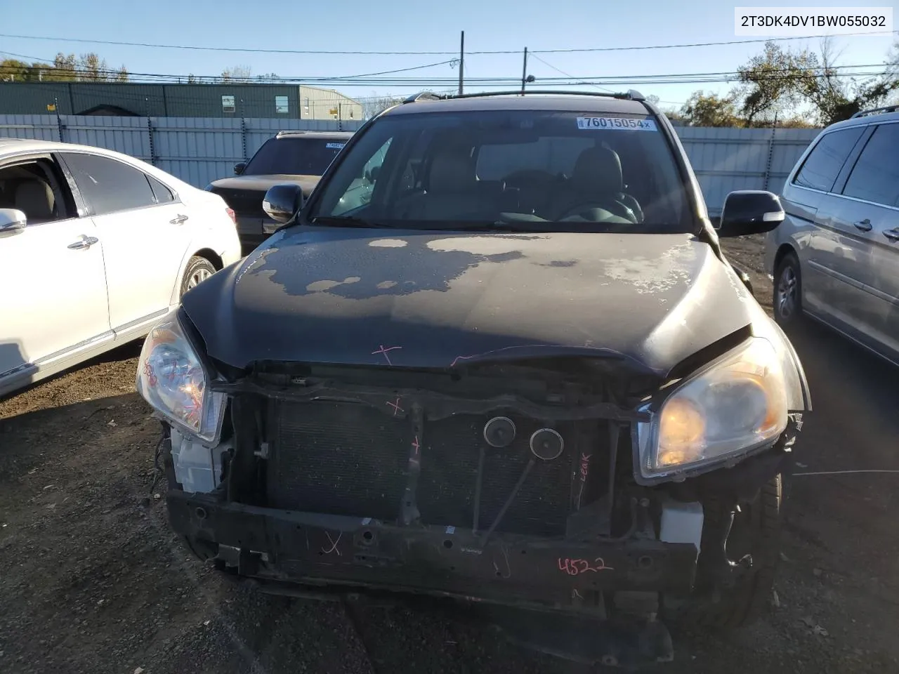 2011 Toyota Rav4 Limited VIN: 2T3DK4DV1BW055032 Lot: 76015054