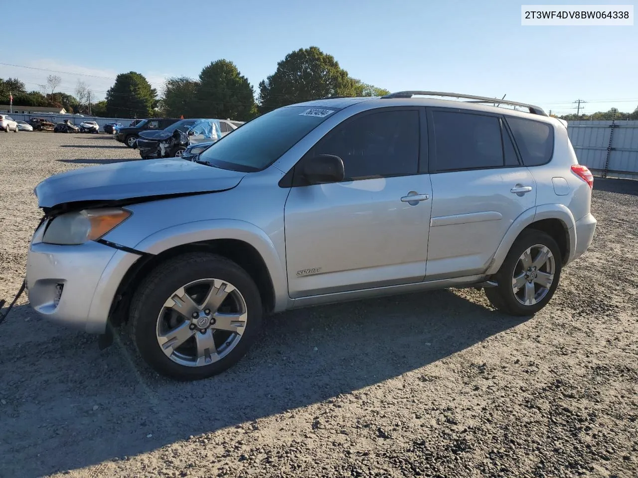 2T3WF4DV8BW064338 2011 Toyota Rav4 Sport