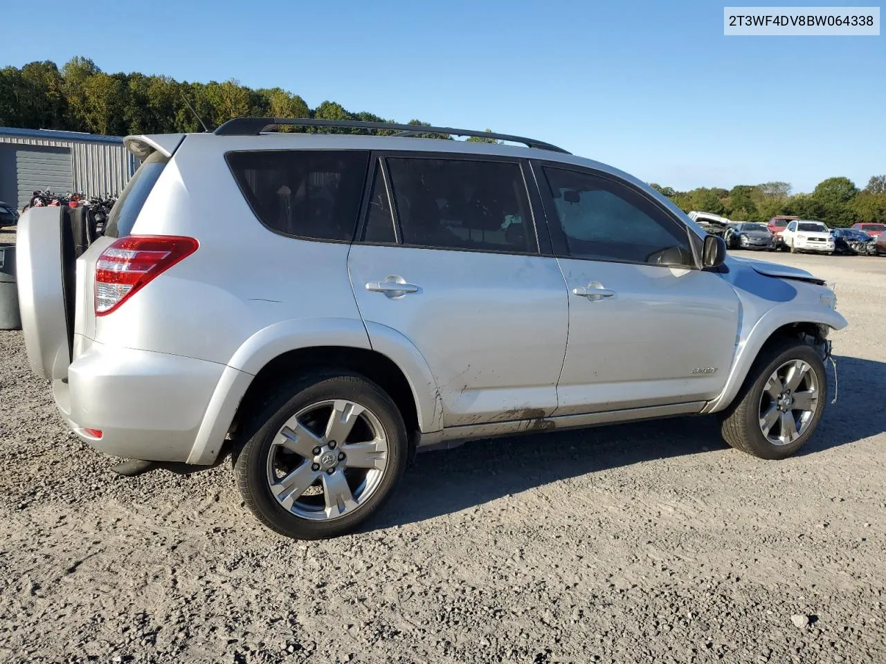 2T3WF4DV8BW064338 2011 Toyota Rav4 Sport