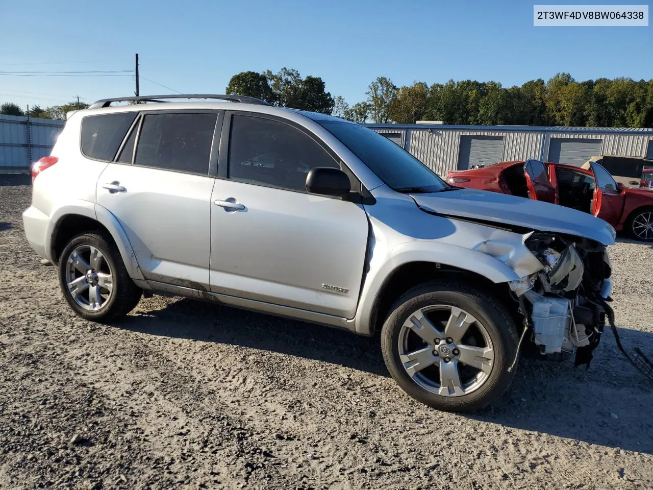 2011 Toyota Rav4 Sport VIN: 2T3WF4DV8BW064338 Lot: 76024094