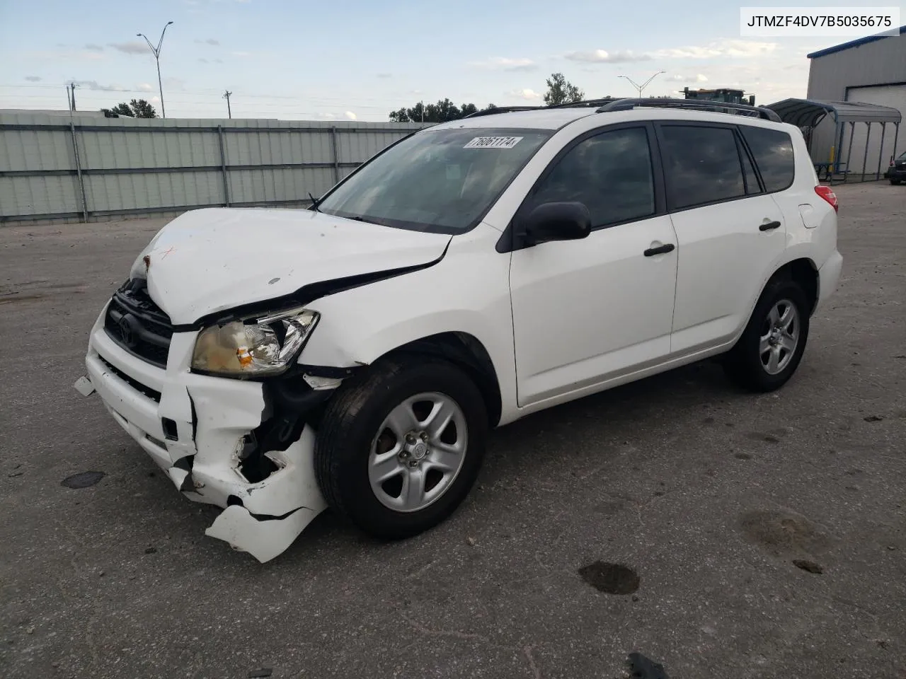 2011 Toyota Rav4 VIN: JTMZF4DV7B5035675 Lot: 76061174