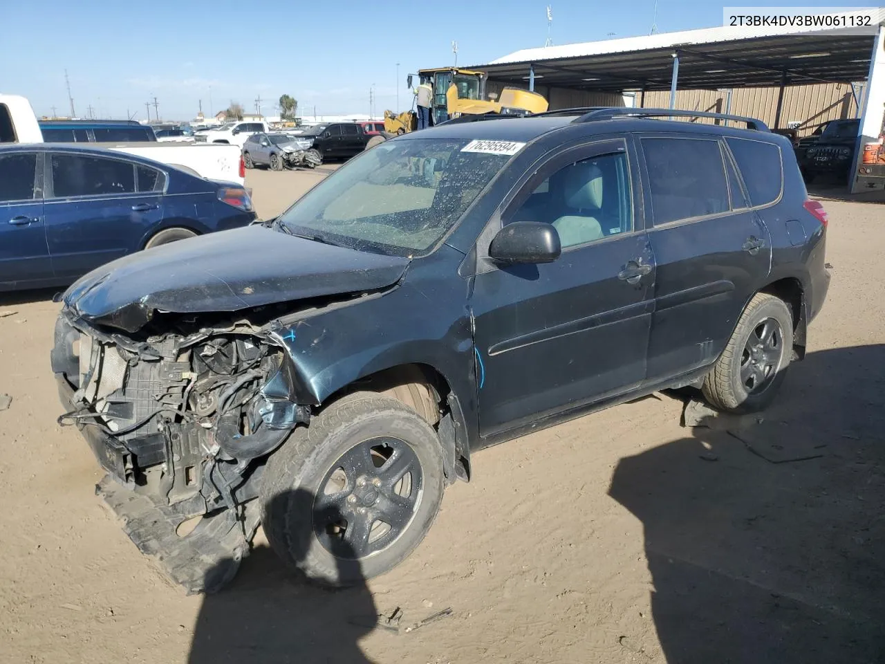 2011 Toyota Rav4 VIN: 2T3BK4DV3BW061132 Lot: 76295594