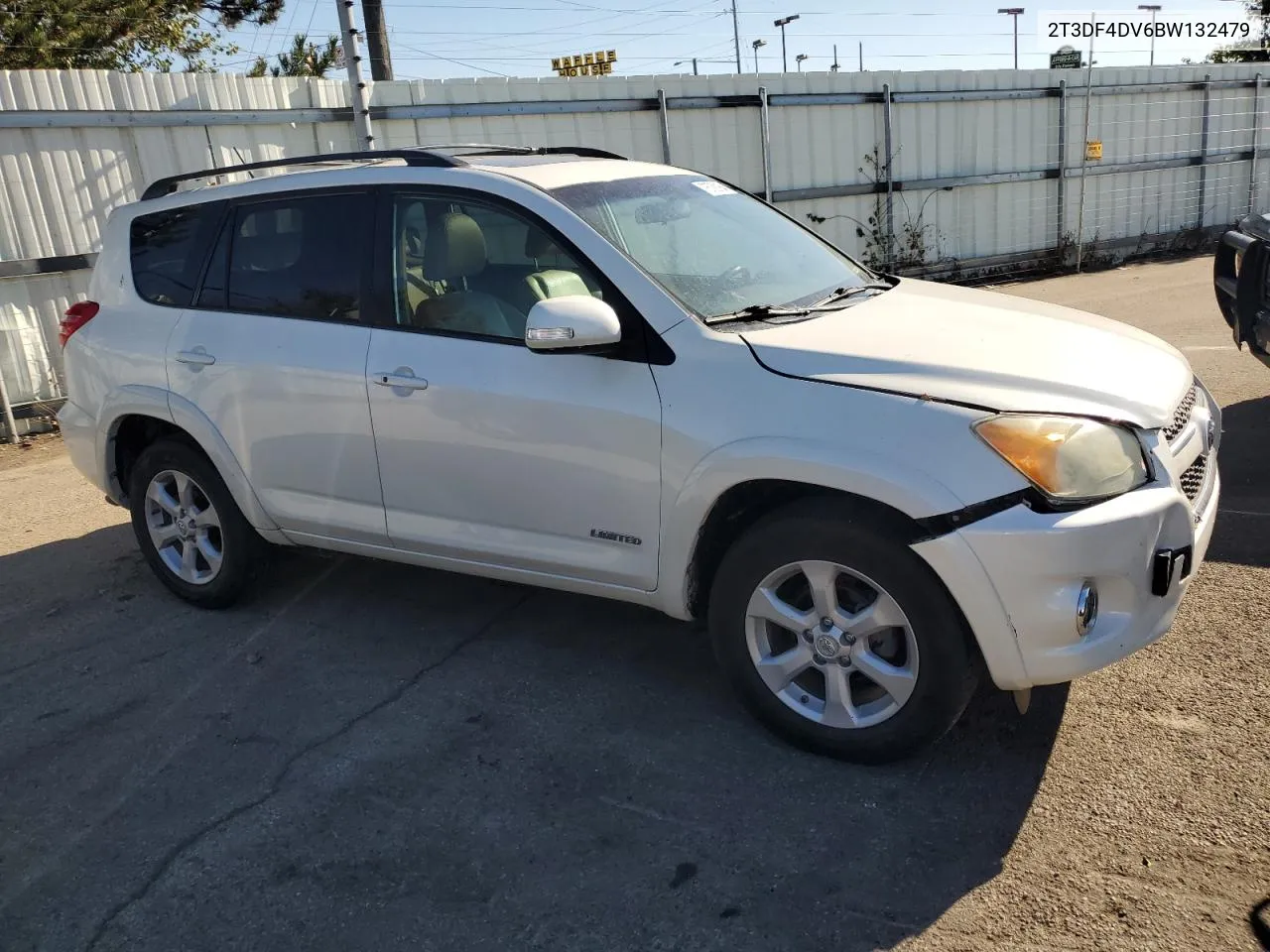 2011 Toyota Rav4 Limited VIN: 2T3DF4DV6BW132479 Lot: 76700184