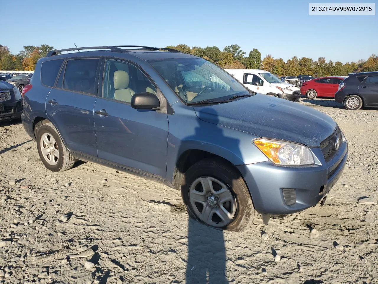 2011 Toyota Rav4 VIN: 2T3ZF4DV9BW072915 Lot: 77232274