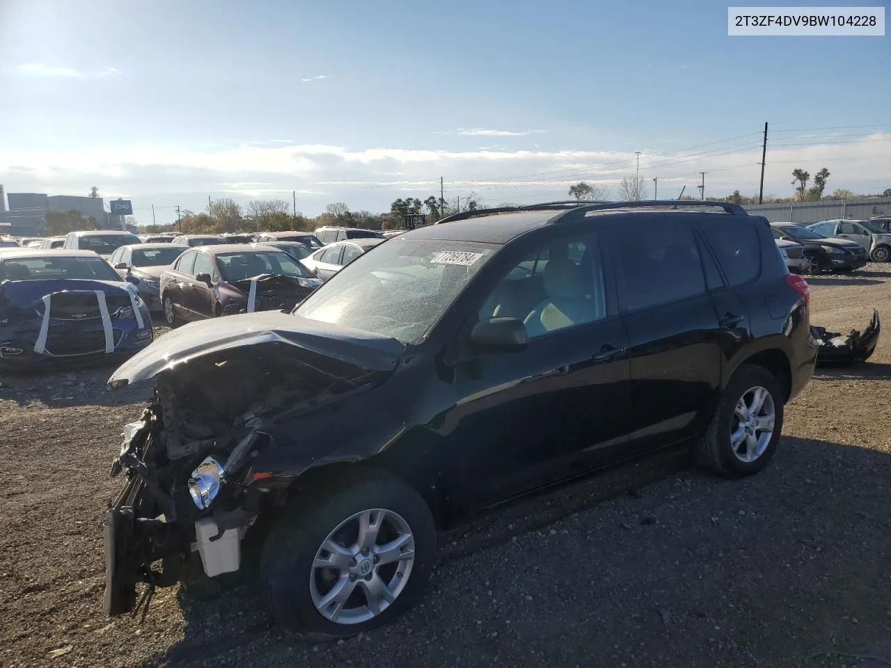 2011 Toyota Rav4 VIN: 2T3ZF4DV9BW104228 Lot: 77269784