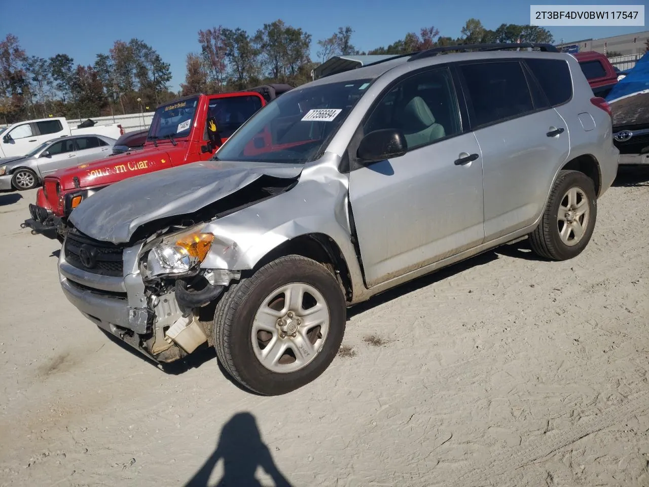 2011 Toyota Rav4 VIN: 2T3BF4DV0BW117547 Lot: 77356694