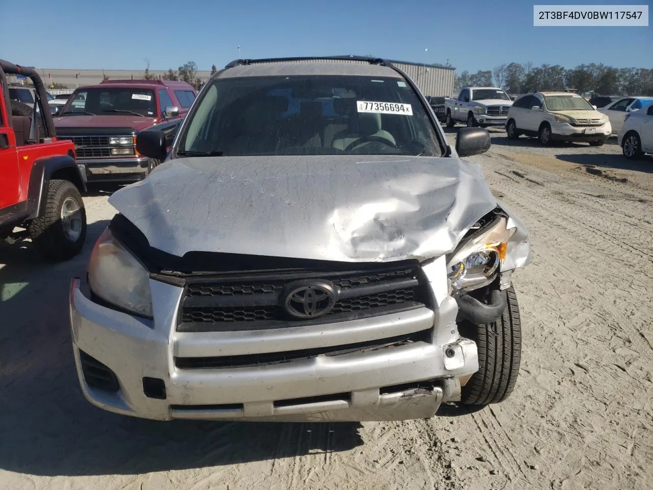 2011 Toyota Rav4 VIN: 2T3BF4DV0BW117547 Lot: 77356694