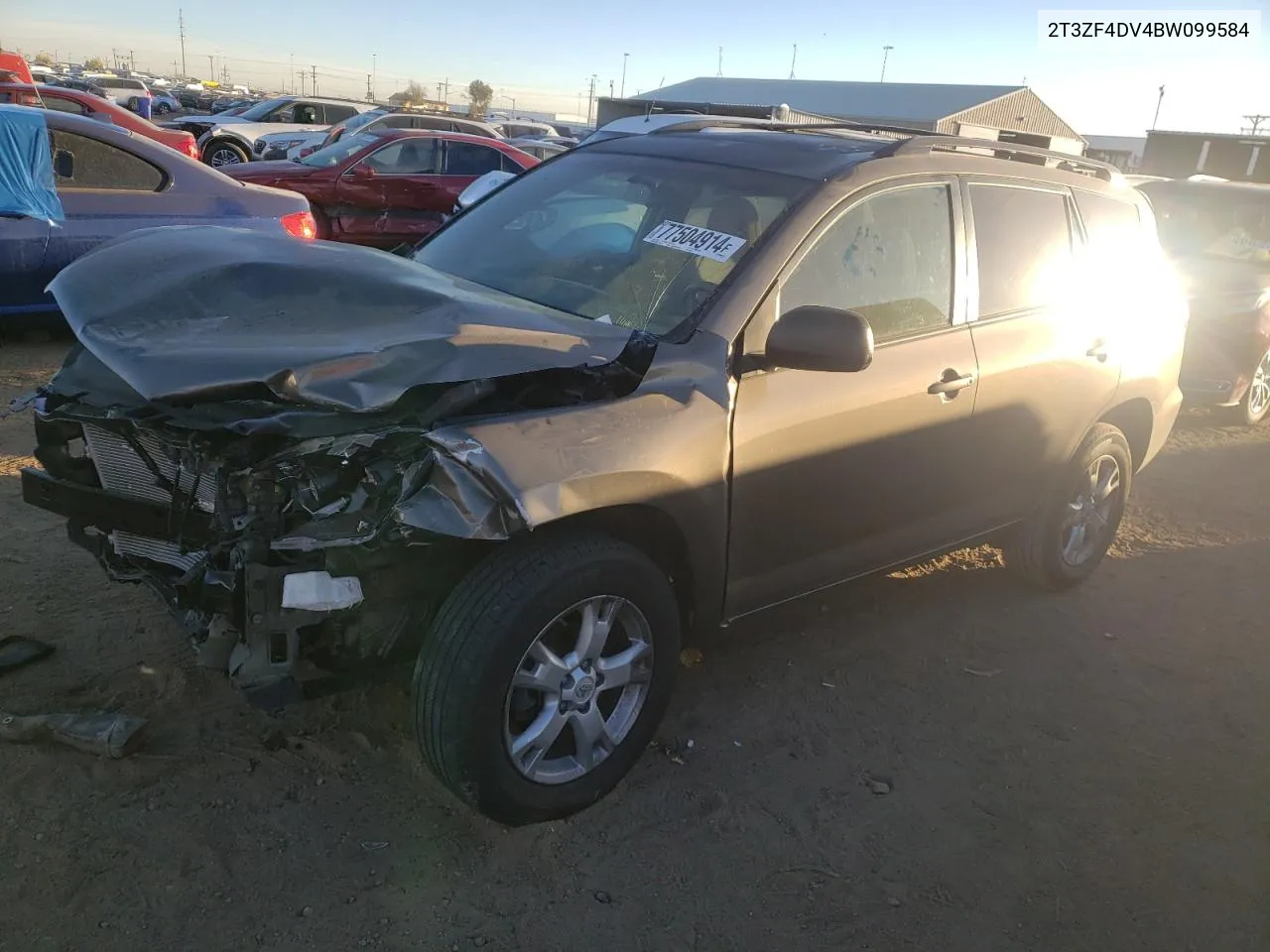 2011 Toyota Rav4 VIN: 2T3ZF4DV4BW099584 Lot: 77504914