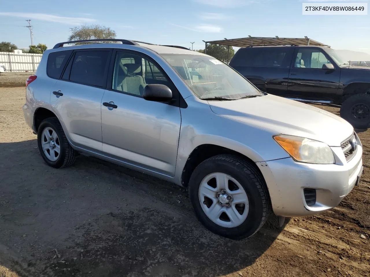 2011 Toyota Rav4 VIN: 2T3KF4DV8BW086449 Lot: 77687504