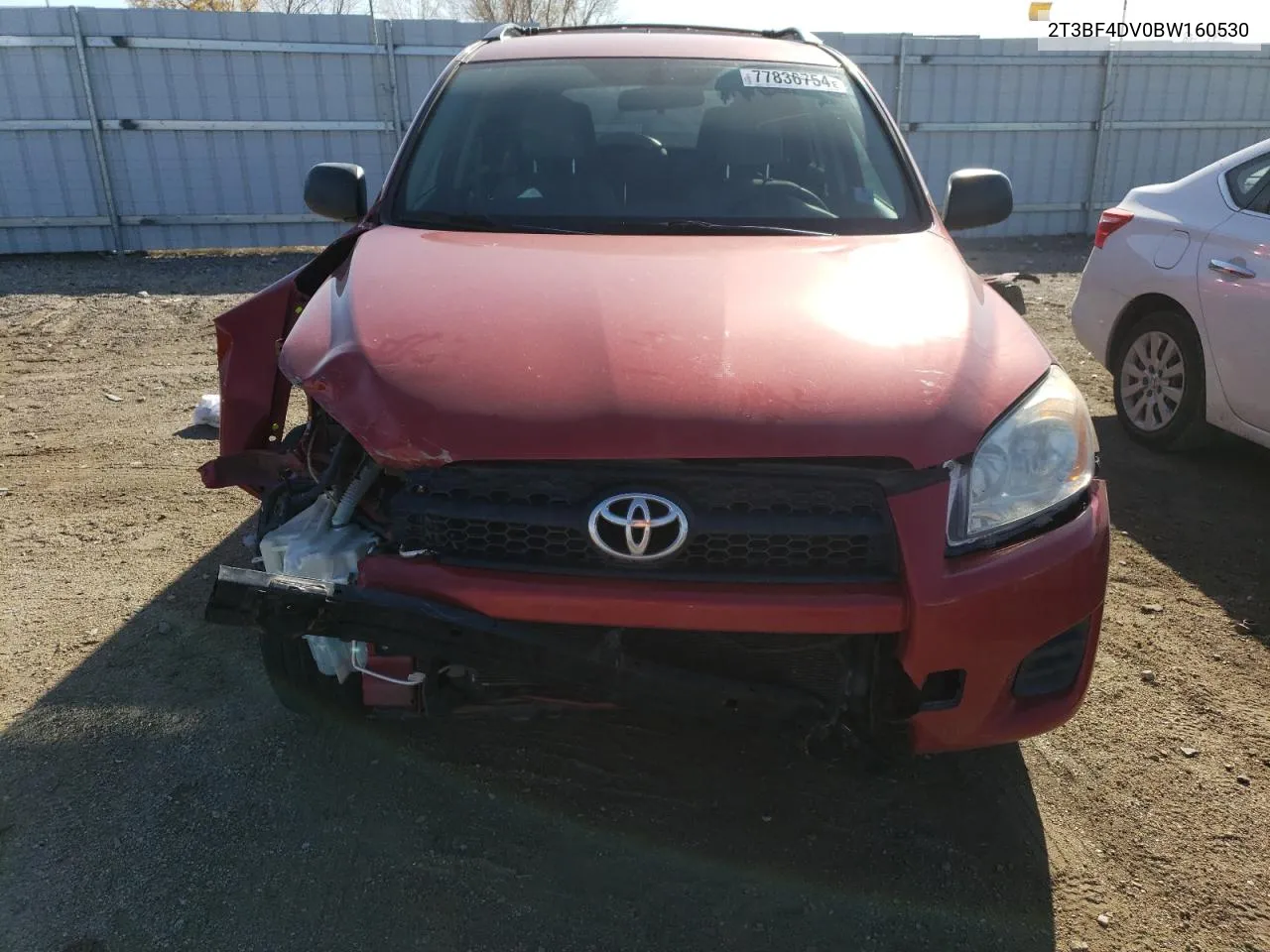 2011 Toyota Rav4 VIN: 2T3BF4DV0BW160530 Lot: 77836754