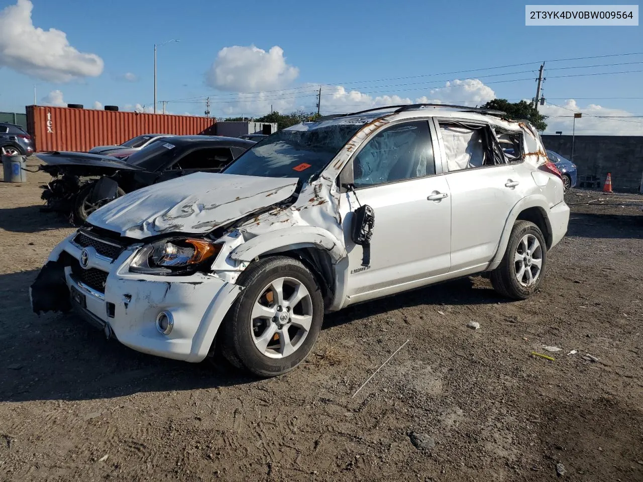 2011 Toyota Rav4 Limited VIN: 2T3YK4DV0BW009564 Lot: 77860604