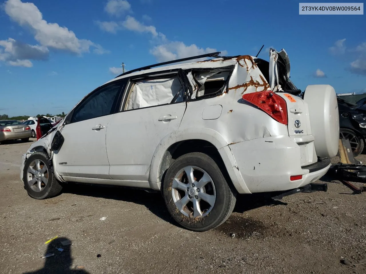 2011 Toyota Rav4 Limited VIN: 2T3YK4DV0BW009564 Lot: 77860604