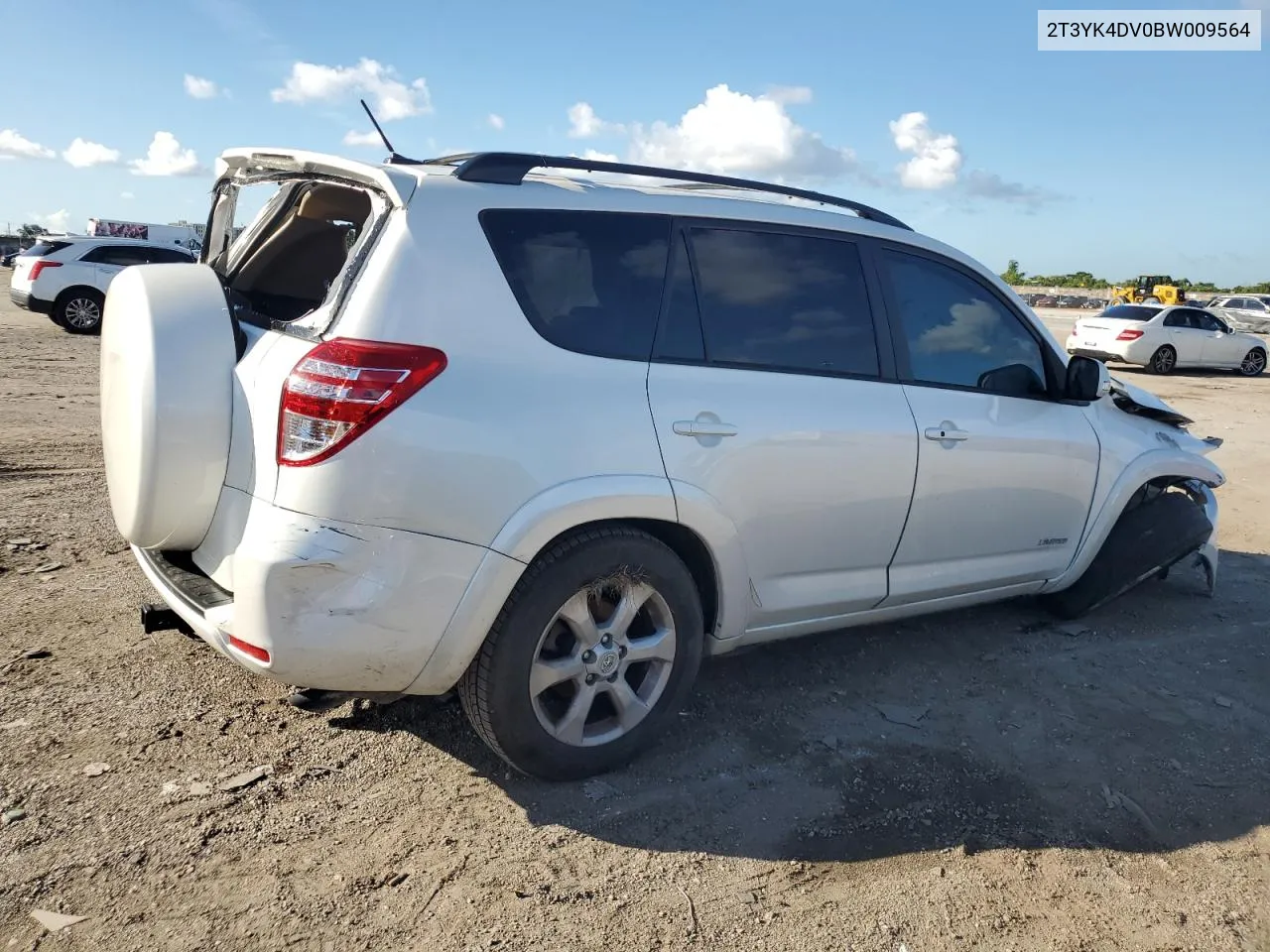 2011 Toyota Rav4 Limited VIN: 2T3YK4DV0BW009564 Lot: 77860604