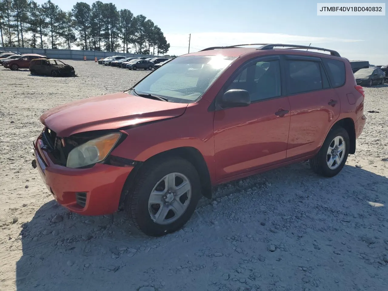 2011 Toyota Rav4 VIN: JTMBF4DV1BD040832 Lot: 78113904