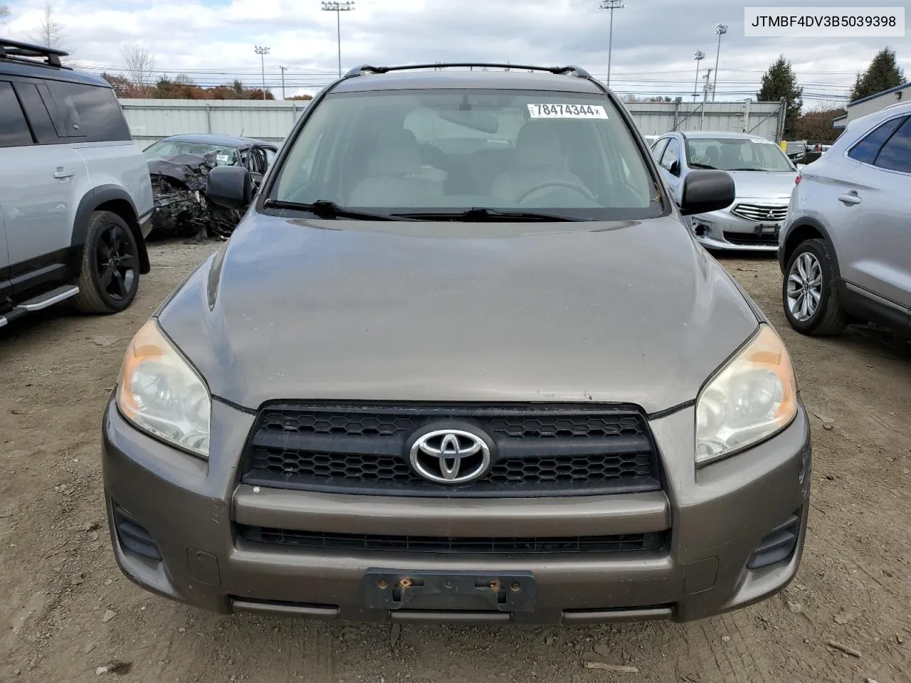 2011 Toyota Rav4 VIN: JTMBF4DV3B5039398 Lot: 78474344