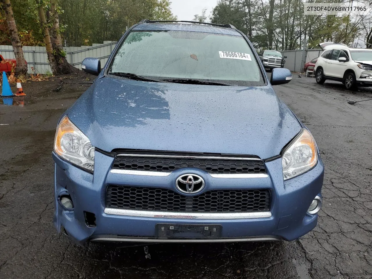 2011 Toyota Rav4 Limited VIN: 2T3DF4DV6BW117965 Lot: 78686184