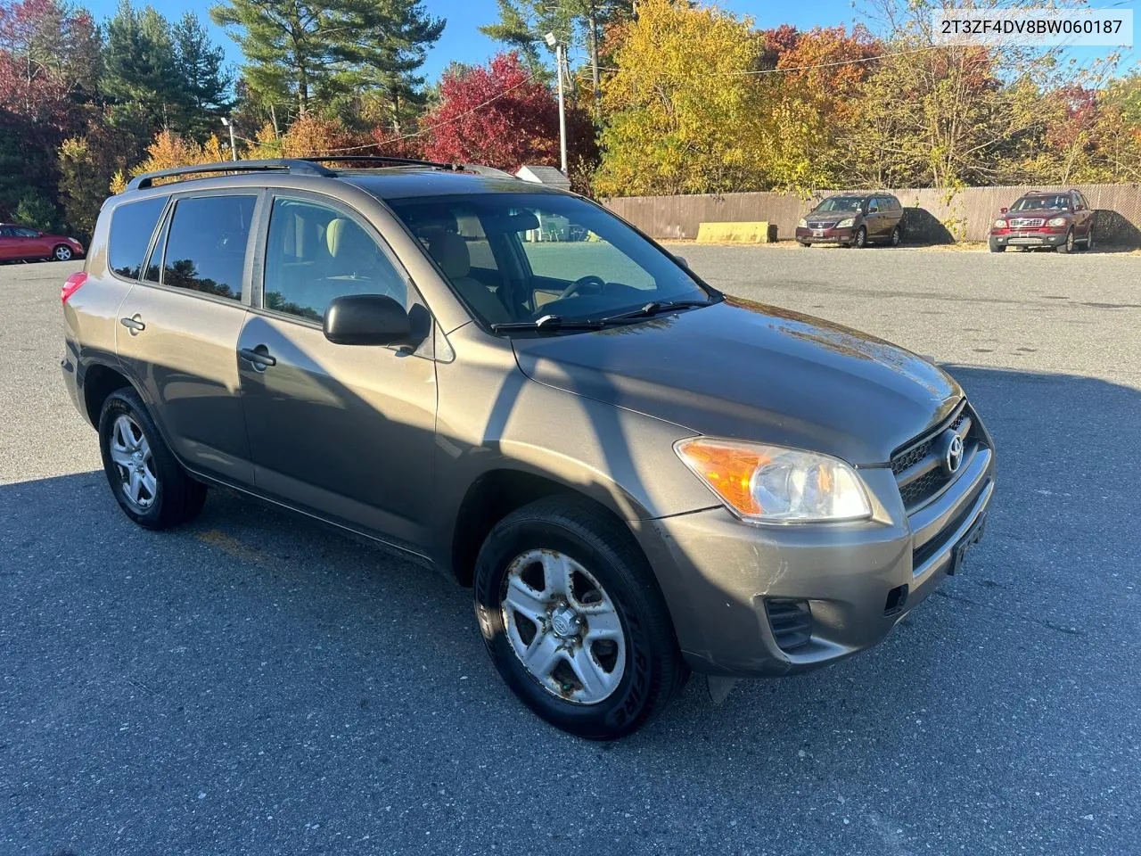 2011 Toyota Rav4 VIN: 2T3ZF4DV8BW060187 Lot: 78759364