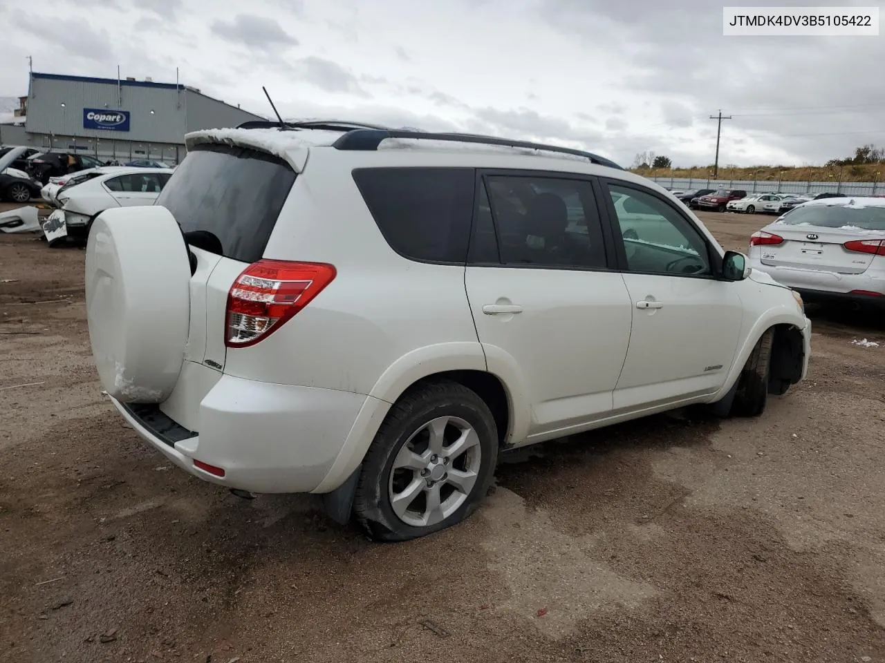 2011 Toyota Rav4 Limited VIN: JTMDK4DV3B5105422 Lot: 78953984