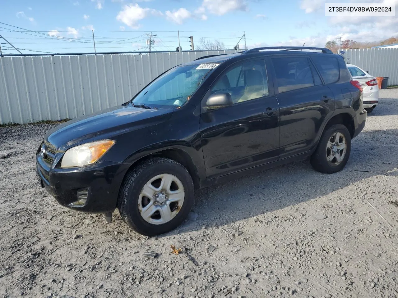 2011 Toyota Rav4 VIN: 2T3BF4DV8BW092624 Lot: 78999104