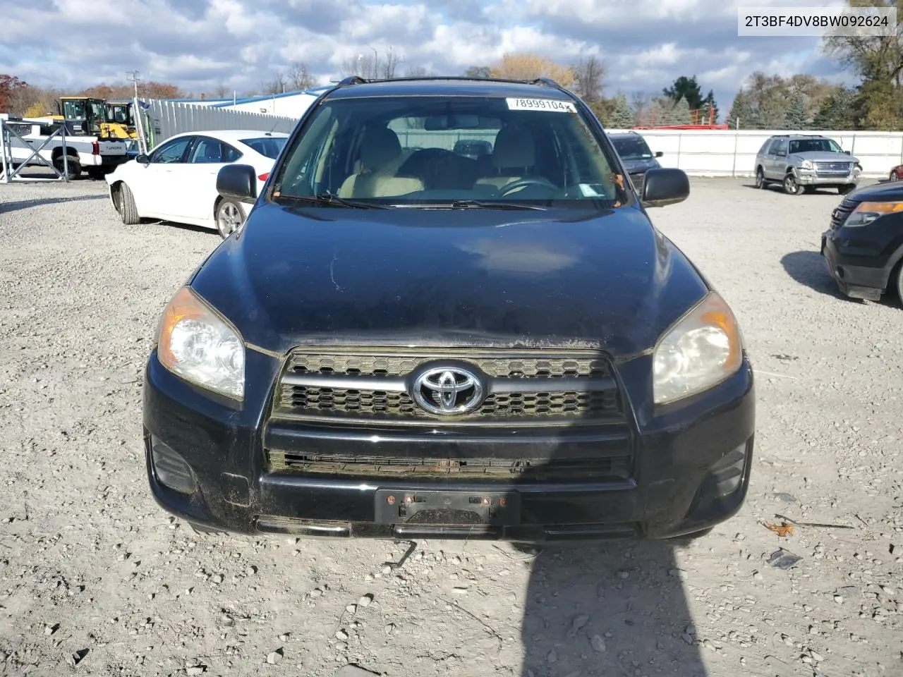 2011 Toyota Rav4 VIN: 2T3BF4DV8BW092624 Lot: 78999104