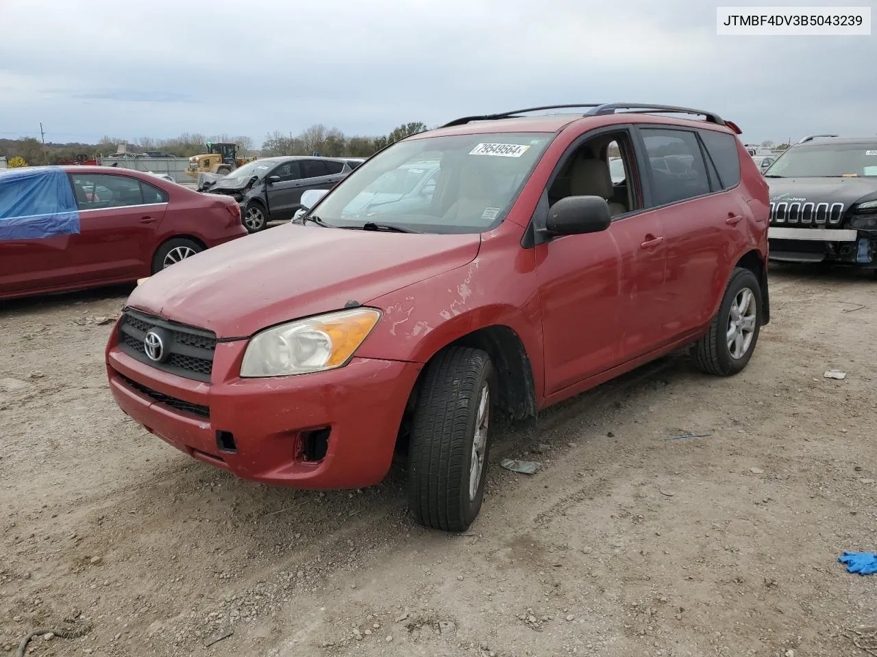 2011 Toyota Rav4 VIN: JTMBF4DV3B5043239 Lot: 79549564