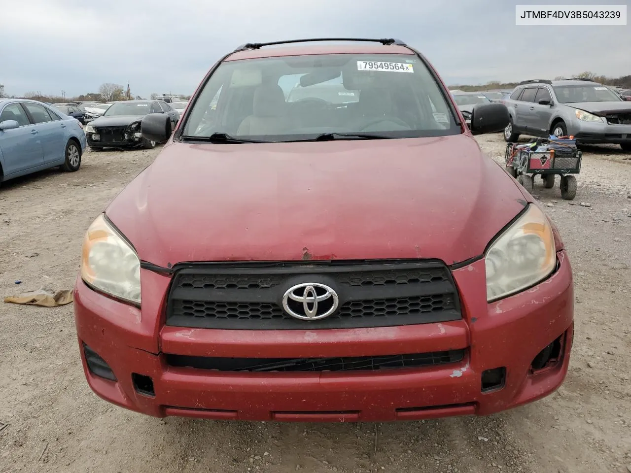 2011 Toyota Rav4 VIN: JTMBF4DV3B5043239 Lot: 79549564