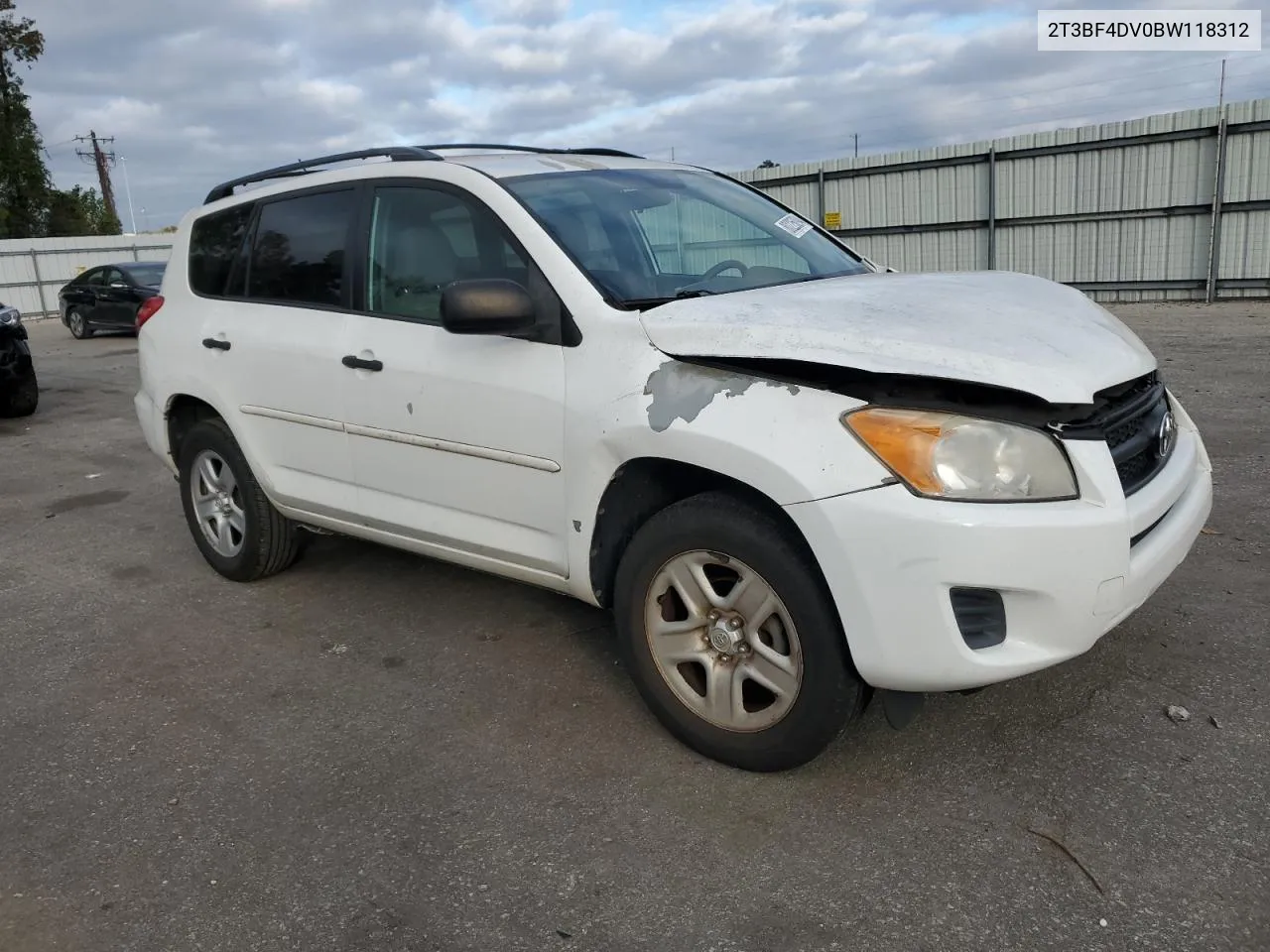 2011 Toyota Rav4 VIN: 2T3BF4DV0BW118312 Lot: 80225094