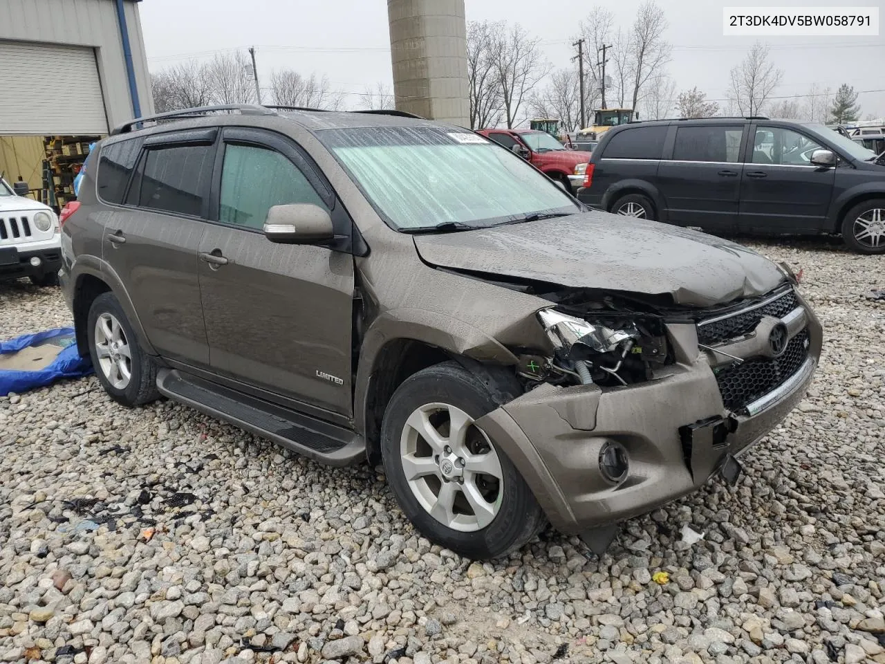 2011 Toyota Rav4 Limited VIN: 2T3DK4DV5BW058791 Lot: 80429784