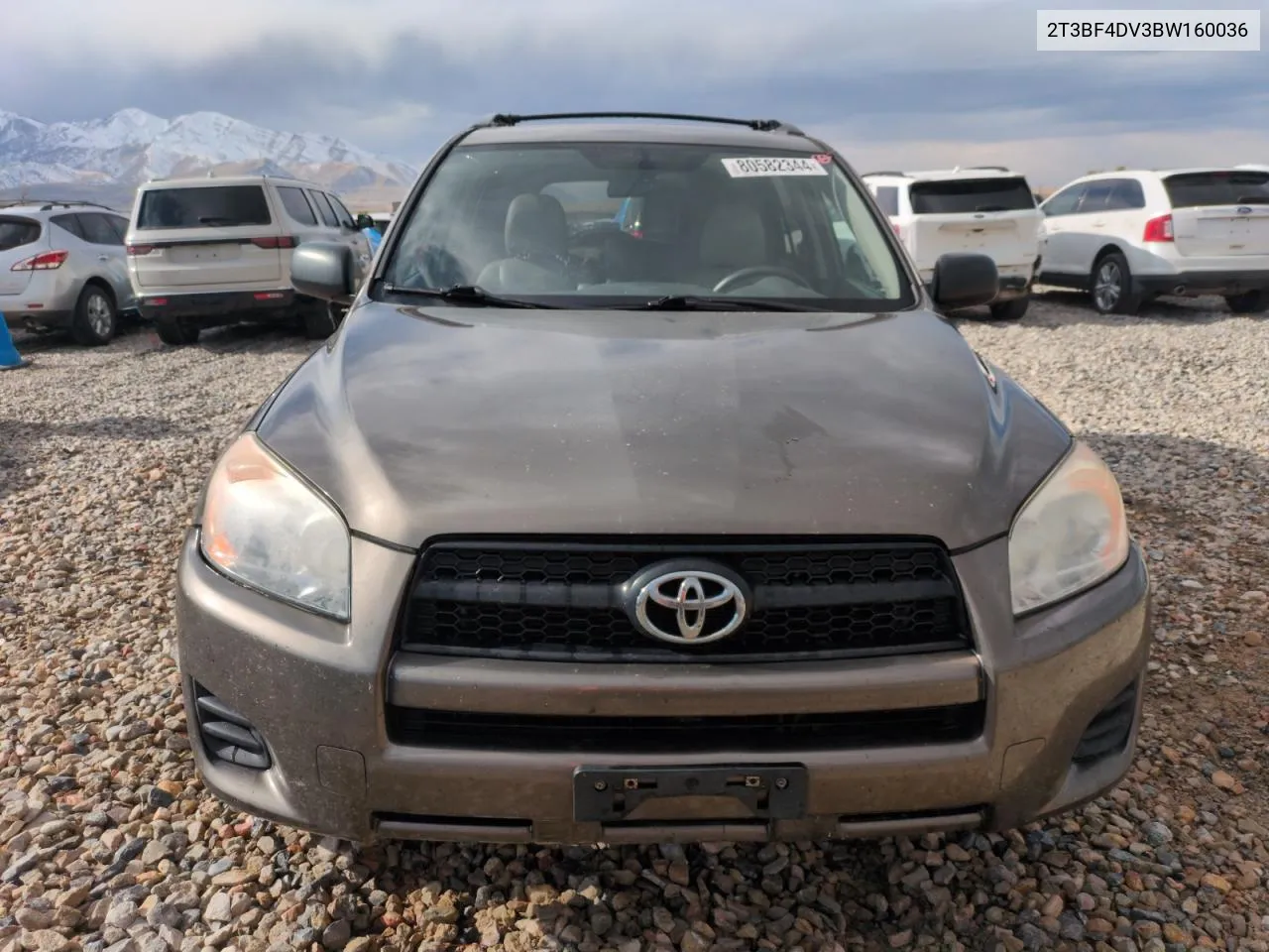 2011 Toyota Rav4 VIN: 2T3BF4DV3BW160036 Lot: 80582344