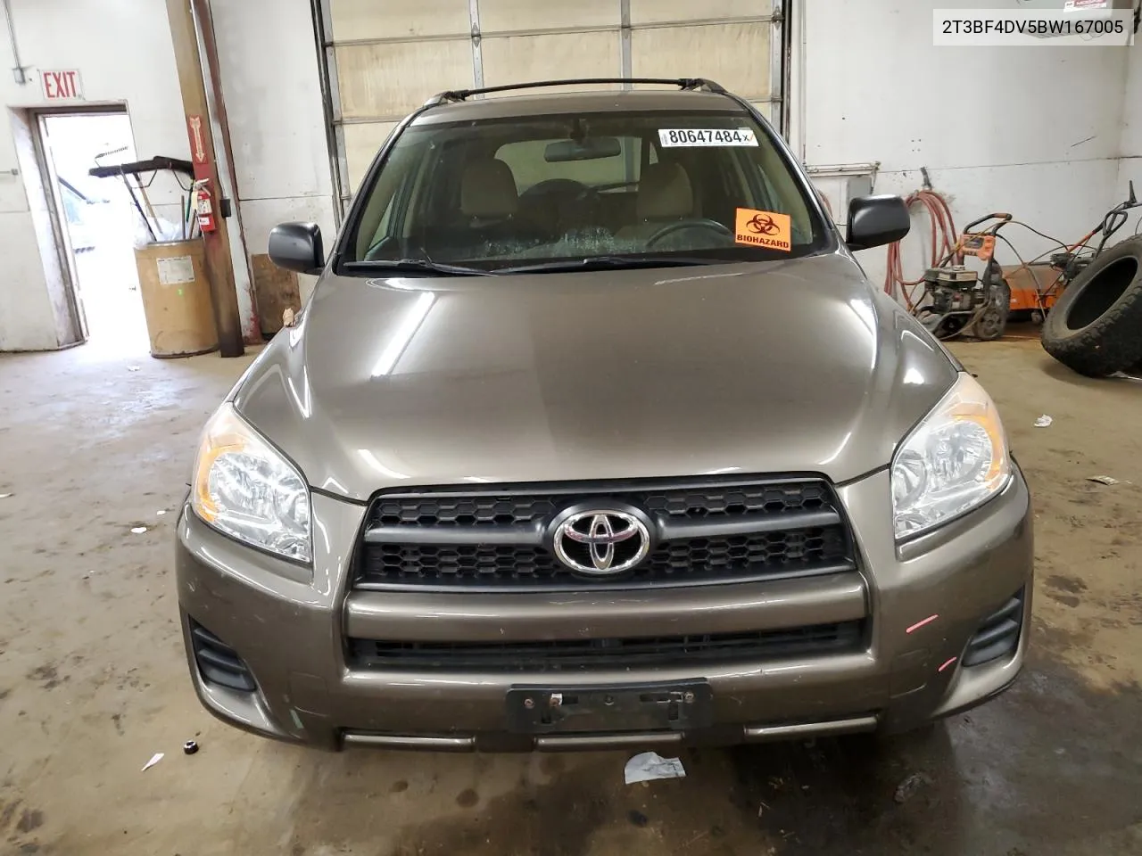 2011 Toyota Rav4 VIN: 2T3BF4DV5BW167005 Lot: 80647484