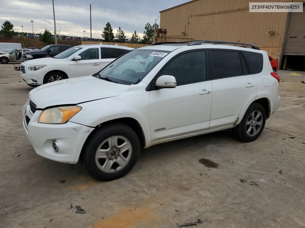 2011 Toyota Rav4 Limited VIN: 2T3YF4DV7BW084251 Lot: 80864614