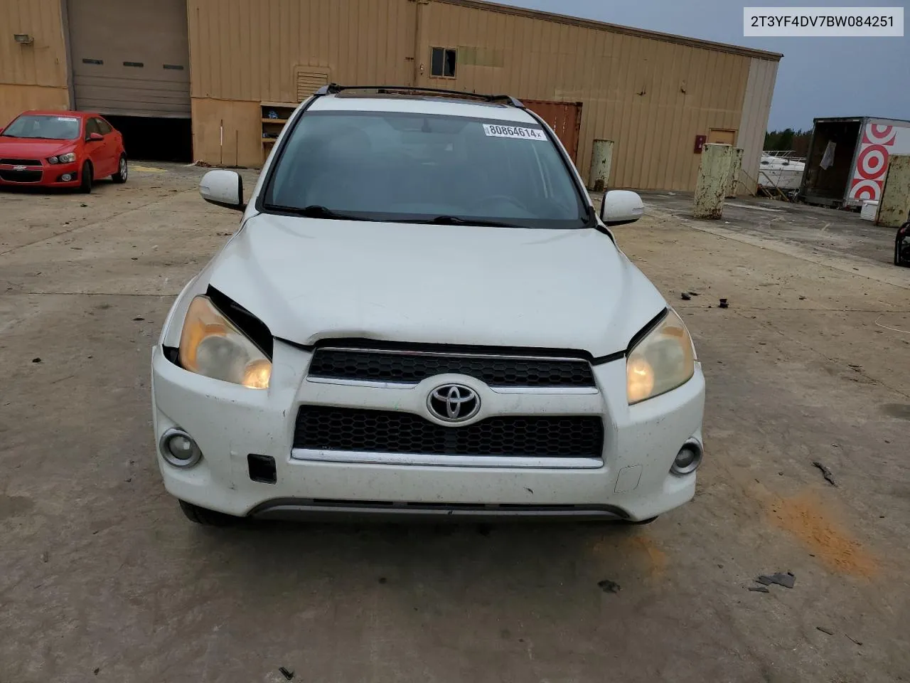 2011 Toyota Rav4 Limited VIN: 2T3YF4DV7BW084251 Lot: 80864614