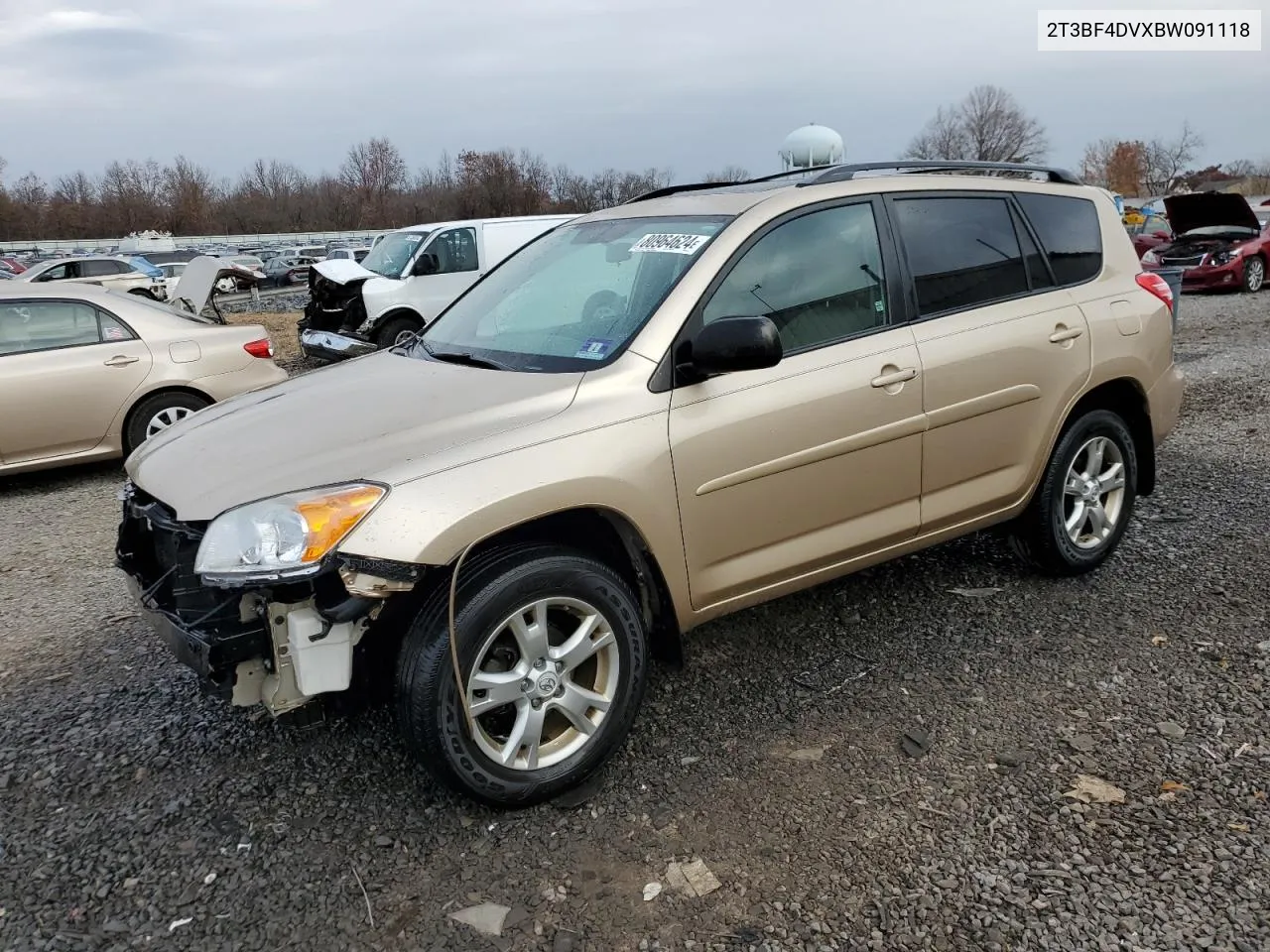 2011 Toyota Rav4 VIN: 2T3BF4DVXBW091118 Lot: 80964624