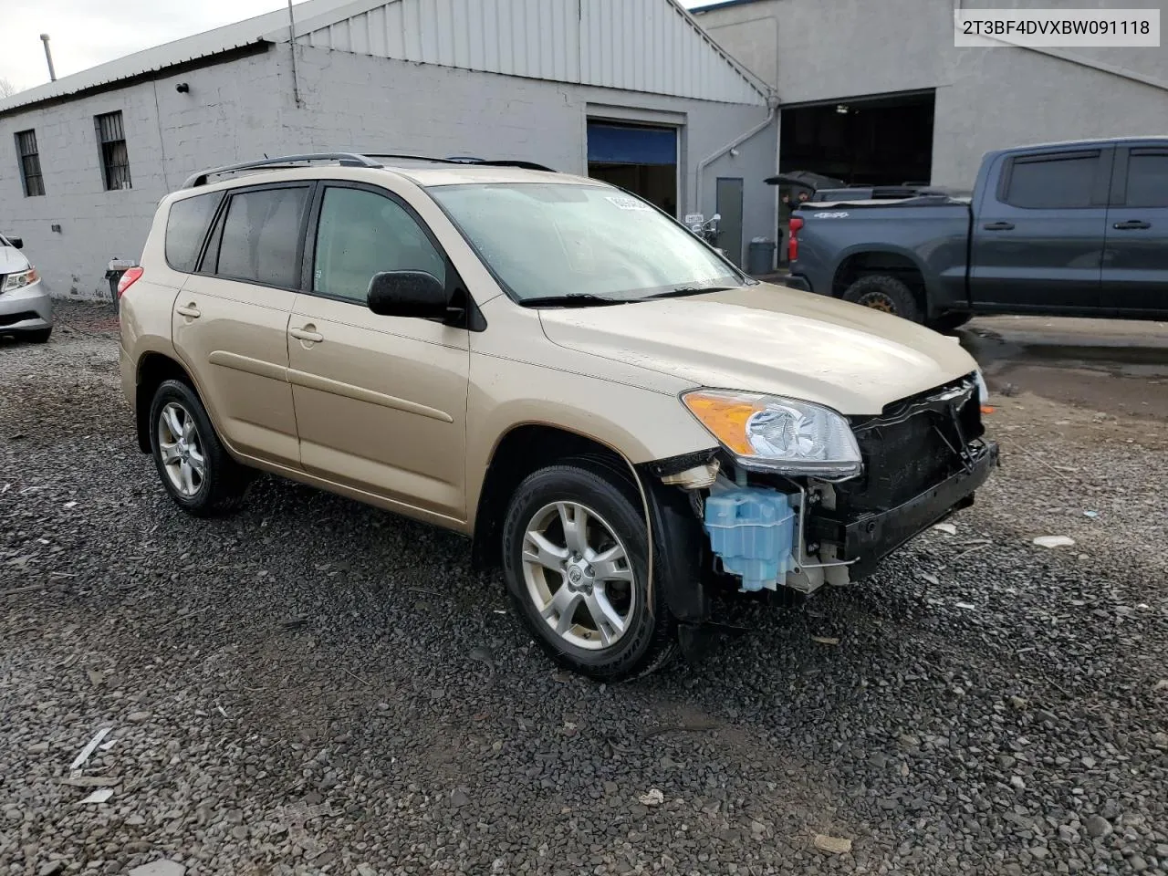 2011 Toyota Rav4 VIN: 2T3BF4DVXBW091118 Lot: 80964624