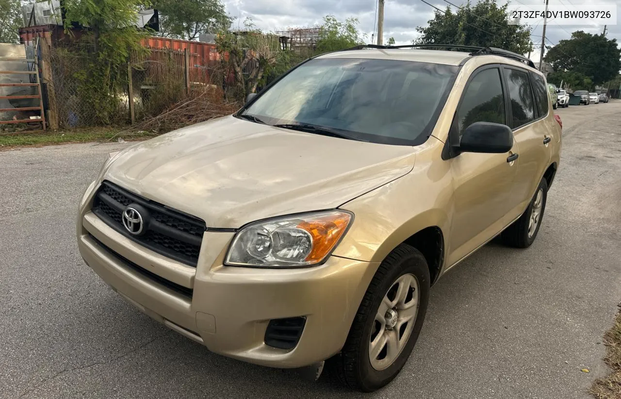 2011 Toyota Rav4 VIN: 2T3ZF4DV1BW093726 Lot: 81411124