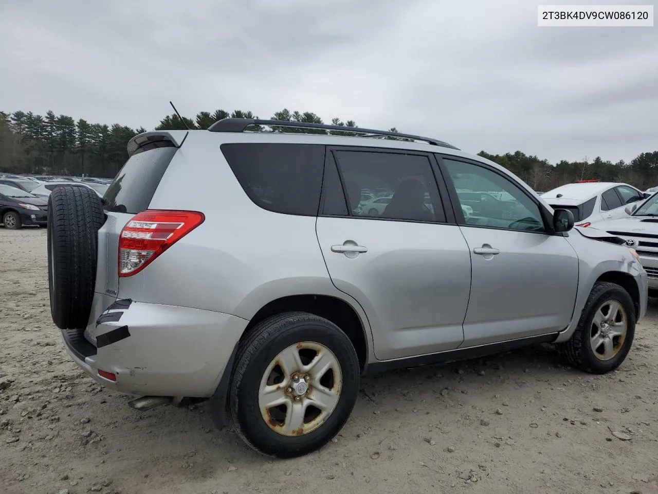 2012 Toyota Rav4 VIN: 2T3BK4DV9CW086120 Lot: 51523134