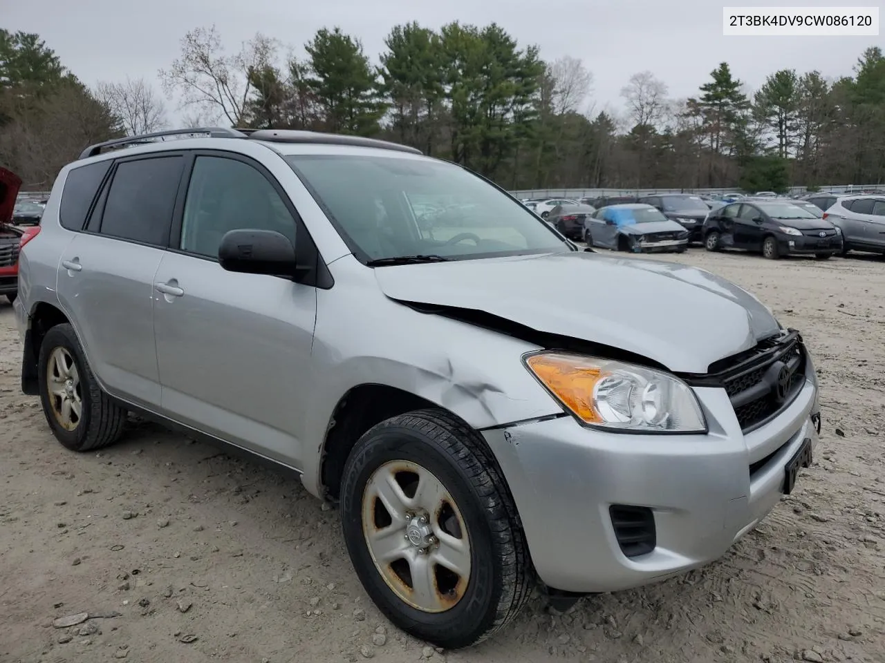 2012 Toyota Rav4 VIN: 2T3BK4DV9CW086120 Lot: 51523134