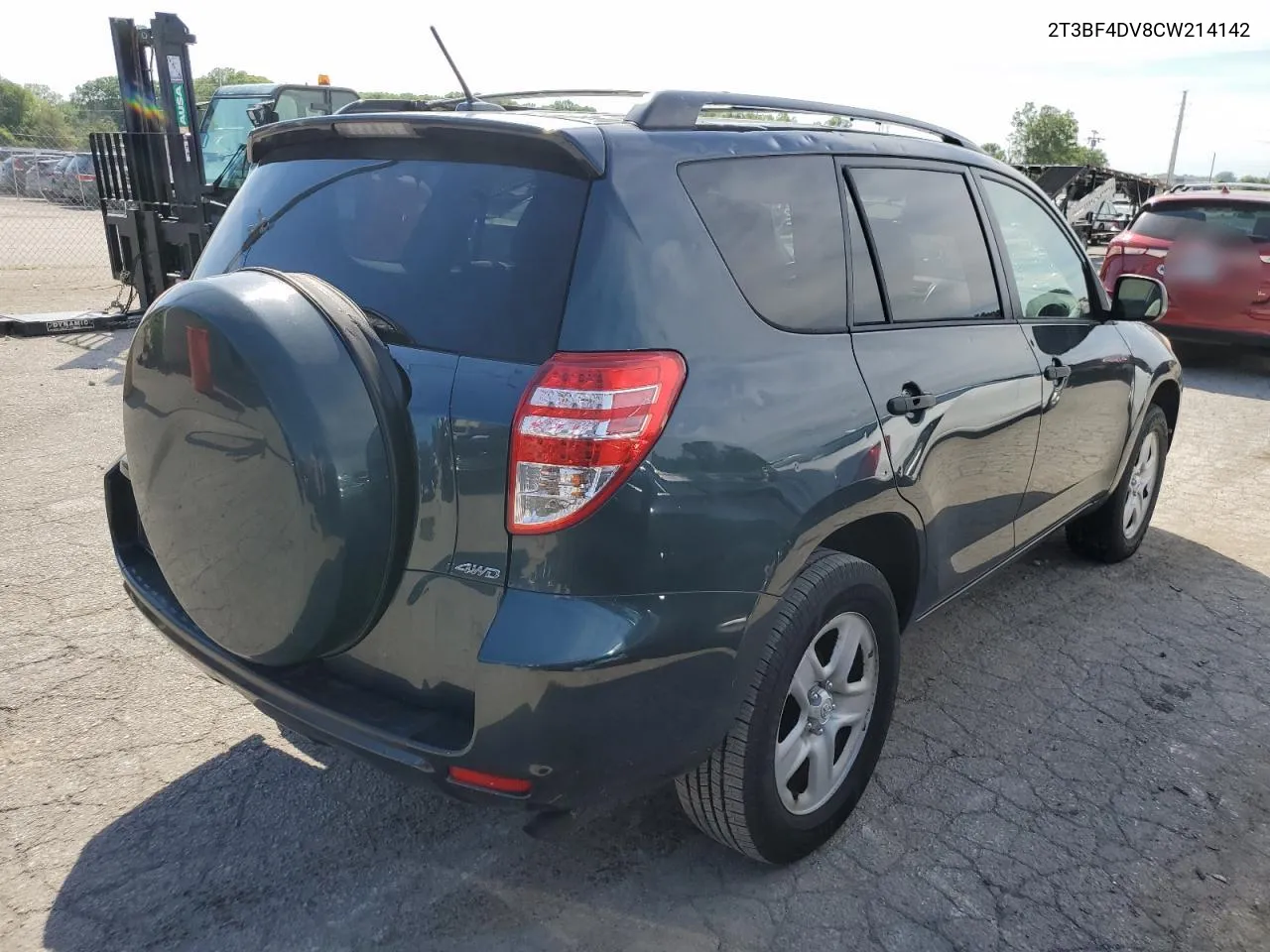 2012 Toyota Rav4 VIN: 2T3BF4DV8CW214142 Lot: 58834704