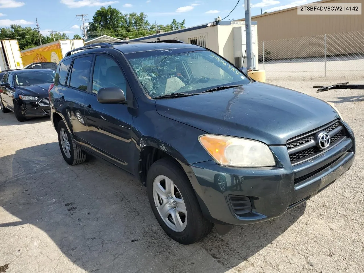 2012 Toyota Rav4 VIN: 2T3BF4DV8CW214142 Lot: 58834704